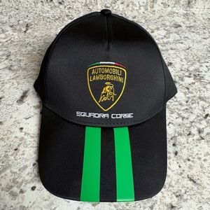 Lamborghini Adult Squadra Corse Team Cap Black